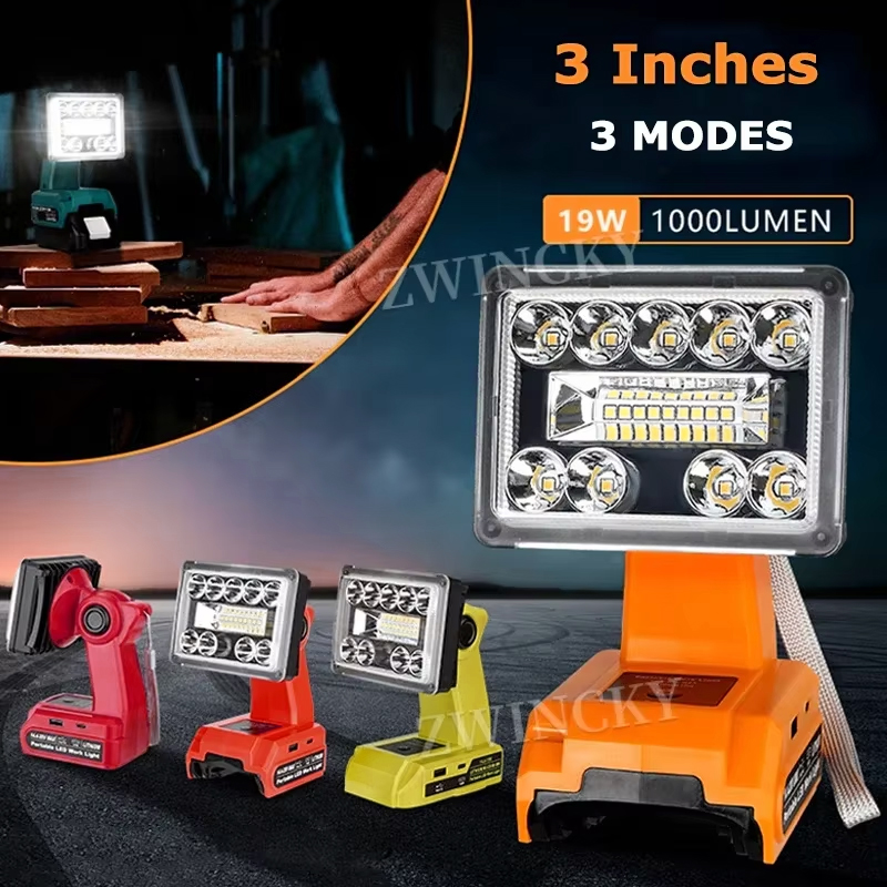 Cordless Work Light LED Flashl - Black+Decker Tool Cordless 评论和价格