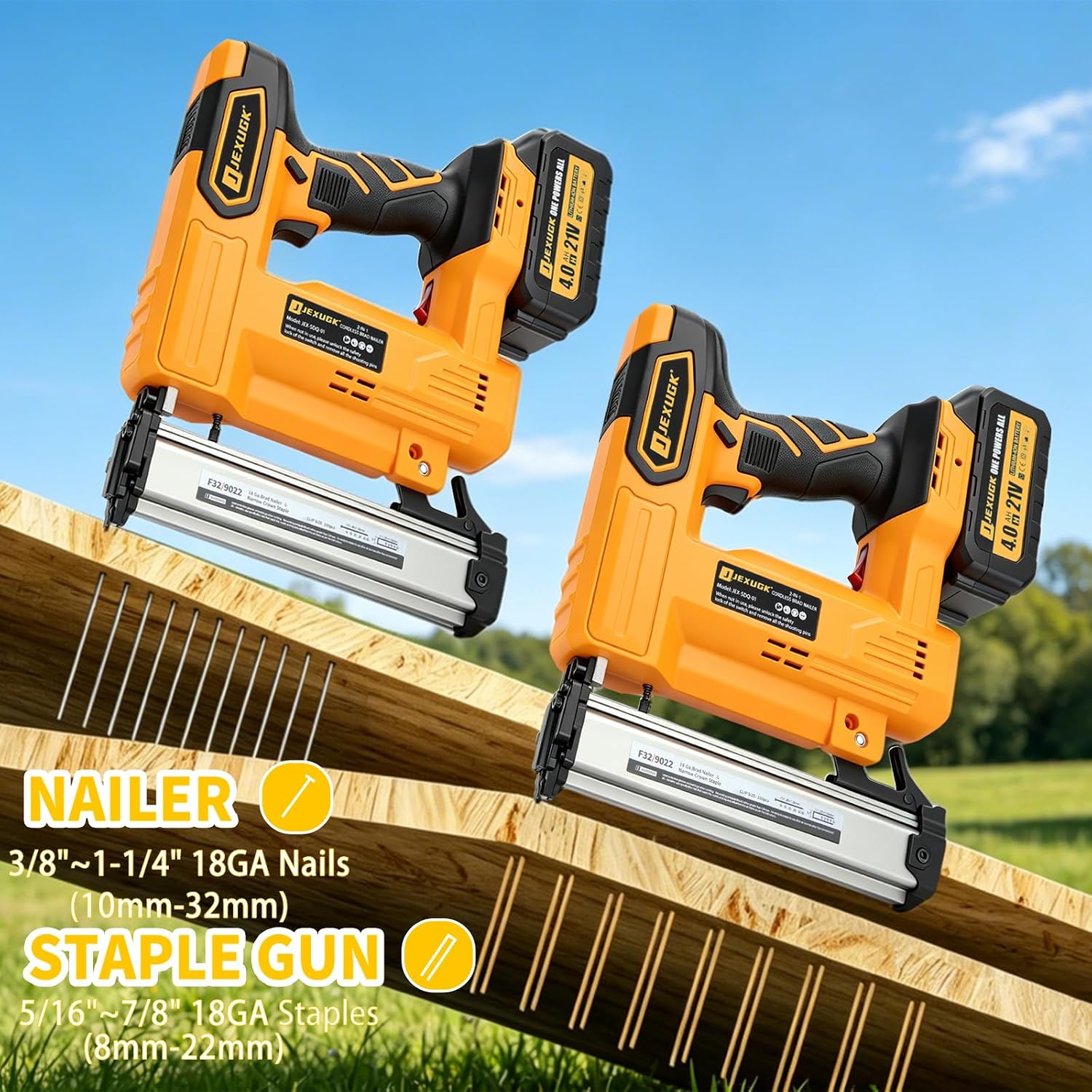 Battery Powered 18GA 2-in-1 Br - Home Improvement Brad 评论和价格