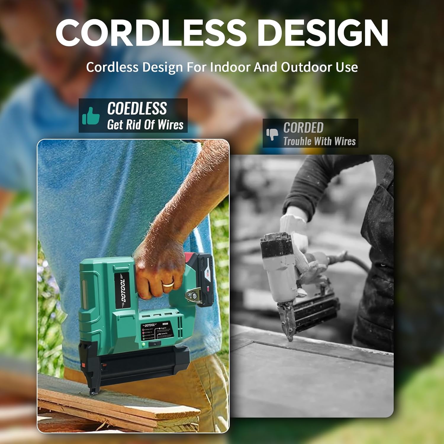 Battery-Powered Cordless Nail  - Home Improvement Brad 评论和价格
