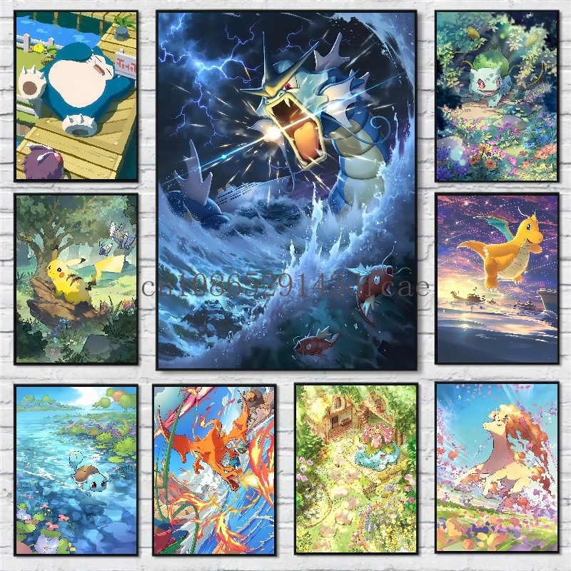 Pokemon Anime Cartoon Canvas P - Home Improvement Tv Show 评论和价格