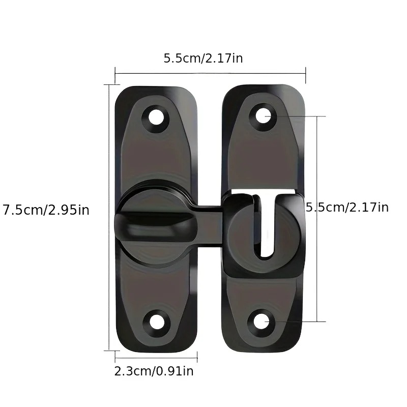 90/180 Degree Flip Door Lock A - Home Improvement And Services 评论和价格