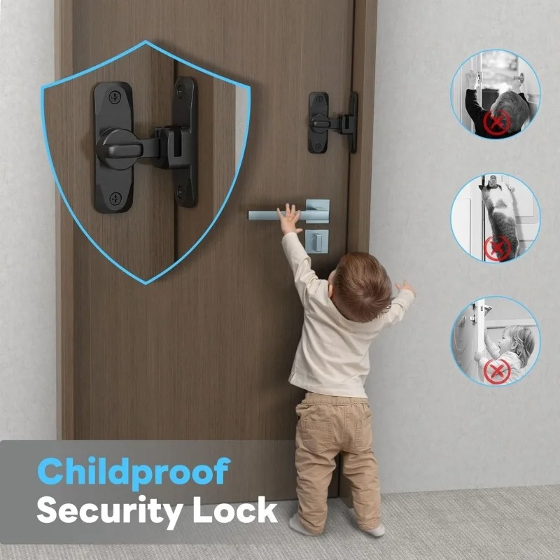 90/180 Degree Flip Door Lock A - Home Improvement And Services 评论和价格