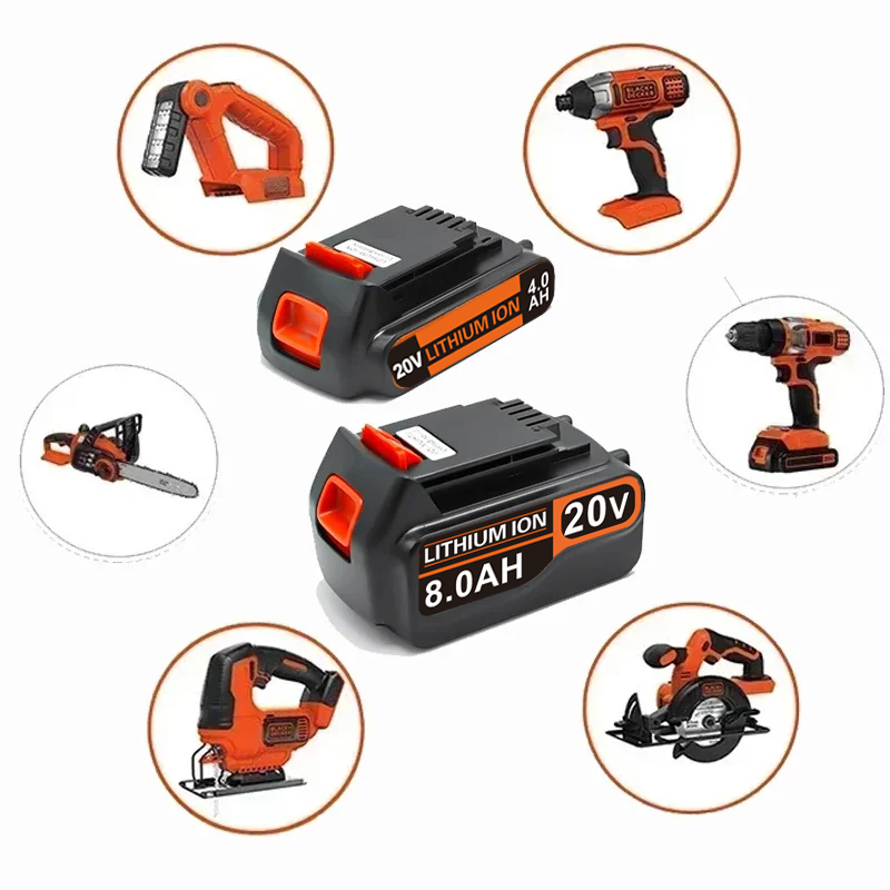 3.0Ah-8.0Ah for Black & Decker - Black+Decker Tool Cordless 评论和价格