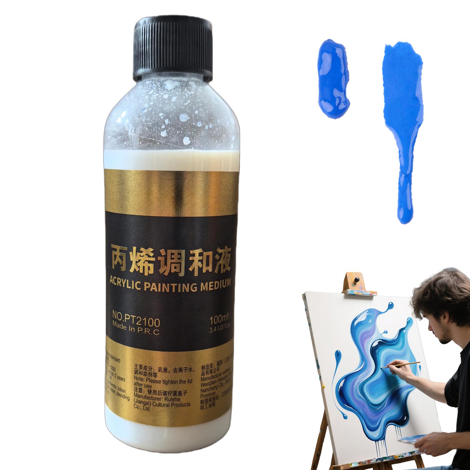 100ml Acrylic Fluid Medium Liq - Home Improvement Man 评论和价格