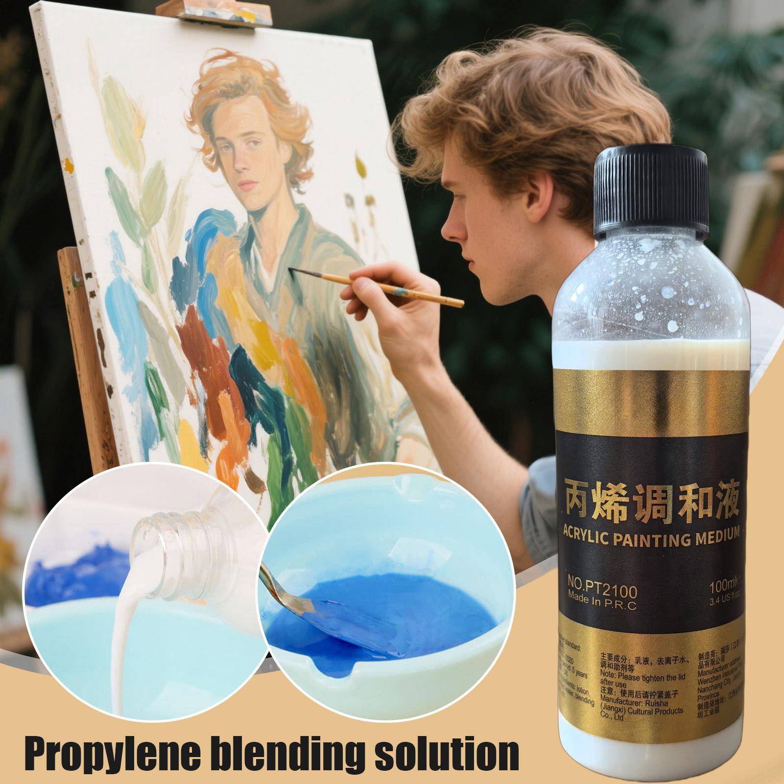 100ml Acrylic Fluid Medium Liq - Home Improvement Man 评论和价格