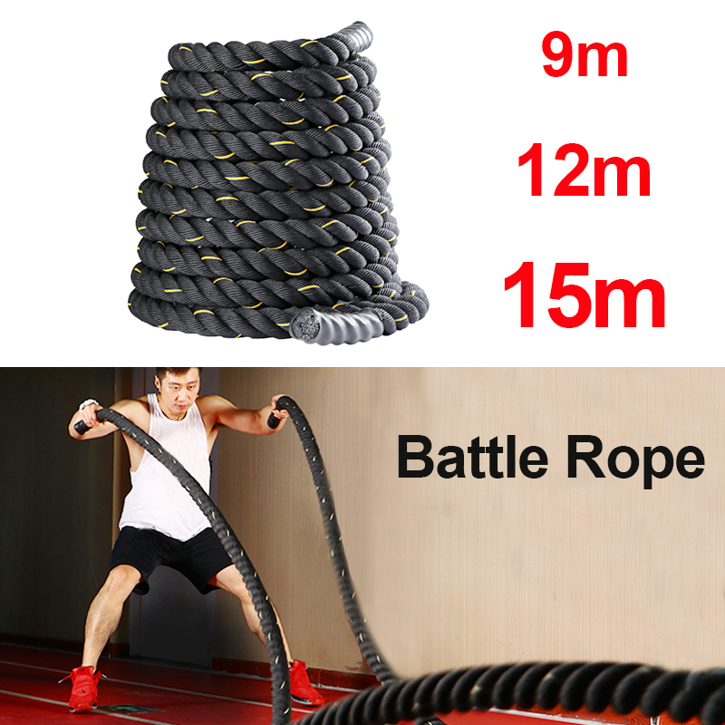 9M/12M/15M Fitness Battle Rope - Home Improvement Man 评论和价格
